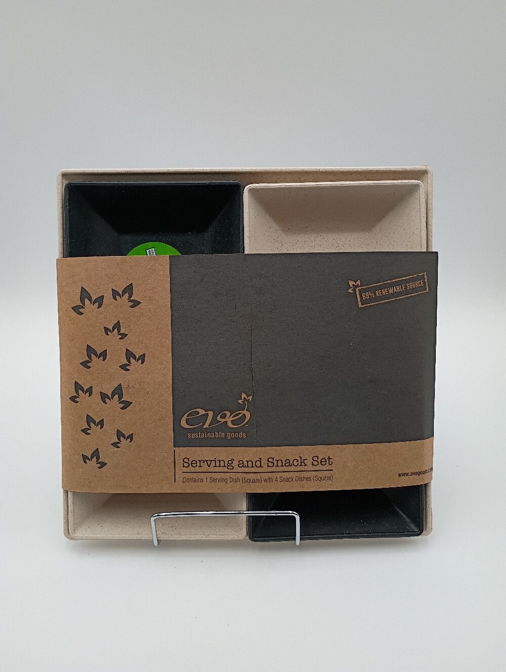 EVO Sustainable Goods Five Piece Serving and Snack Set